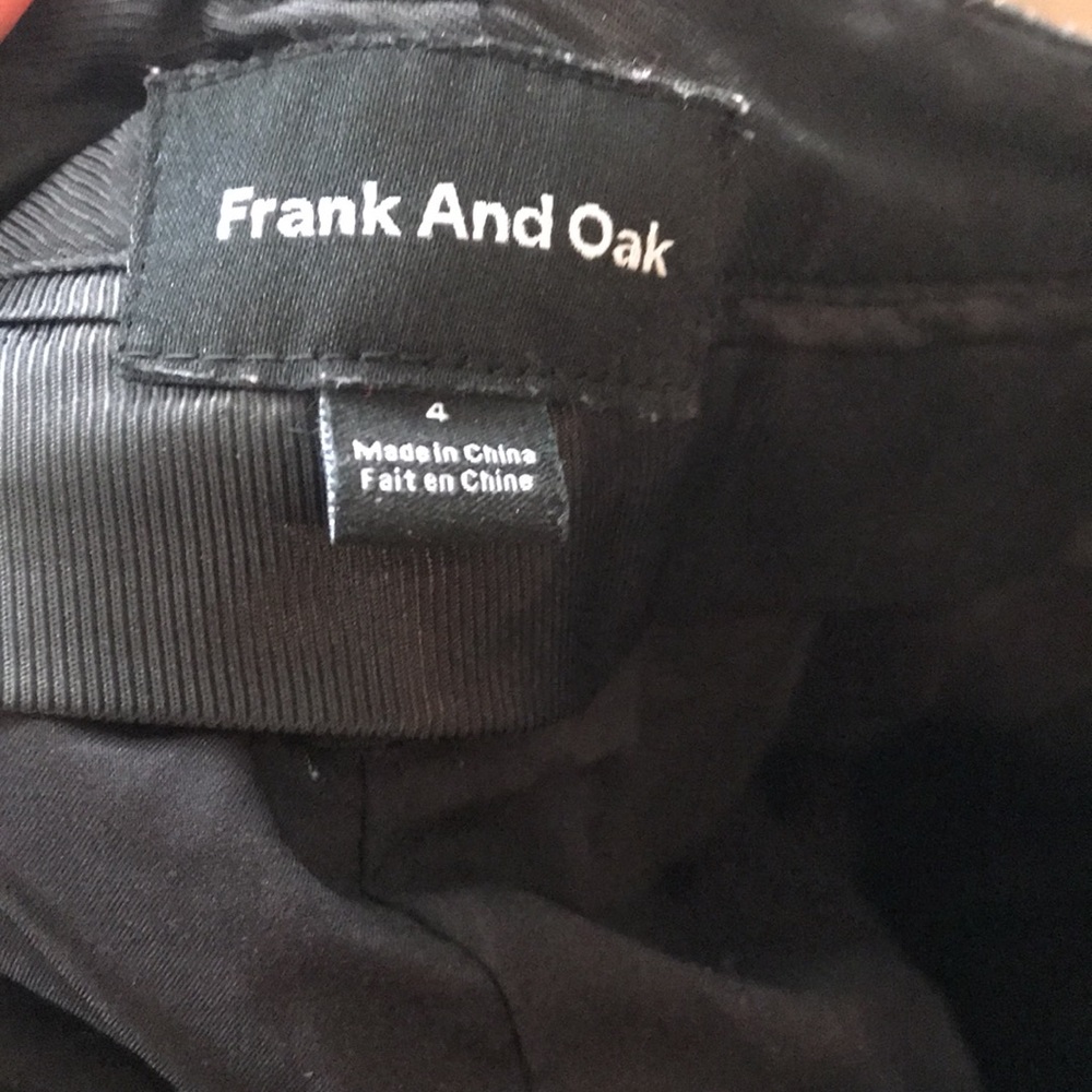 Frank & Oak Wool Charcoal Dress Pants - Picture 10 of 10